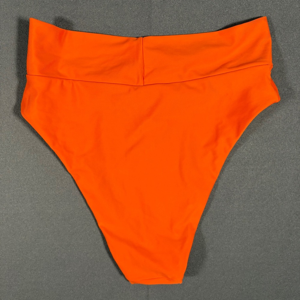 Aerie Orange Bikini | Medium "Scoop" Top | Medium "High Waisted Cheeky" Bottom - Picture 6 of 8